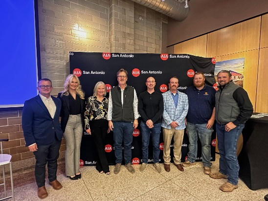 Continental Cut Stone team at AIA San Antonio architecture event