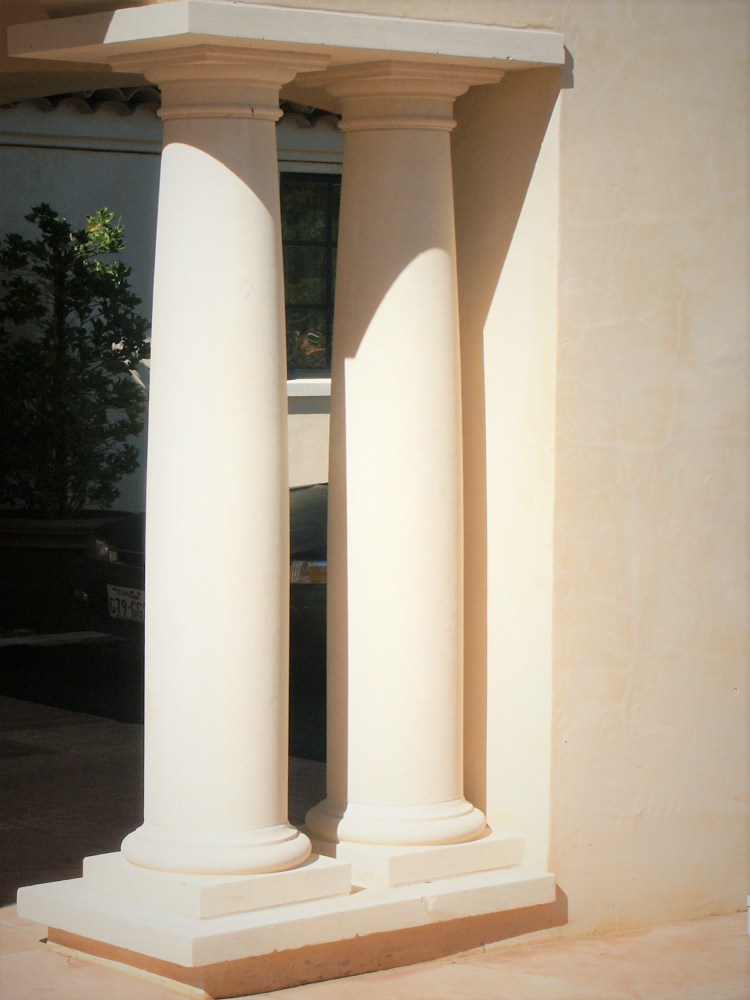 Limestone Veneer Entry Columns Limestone Veneer Entry Columns